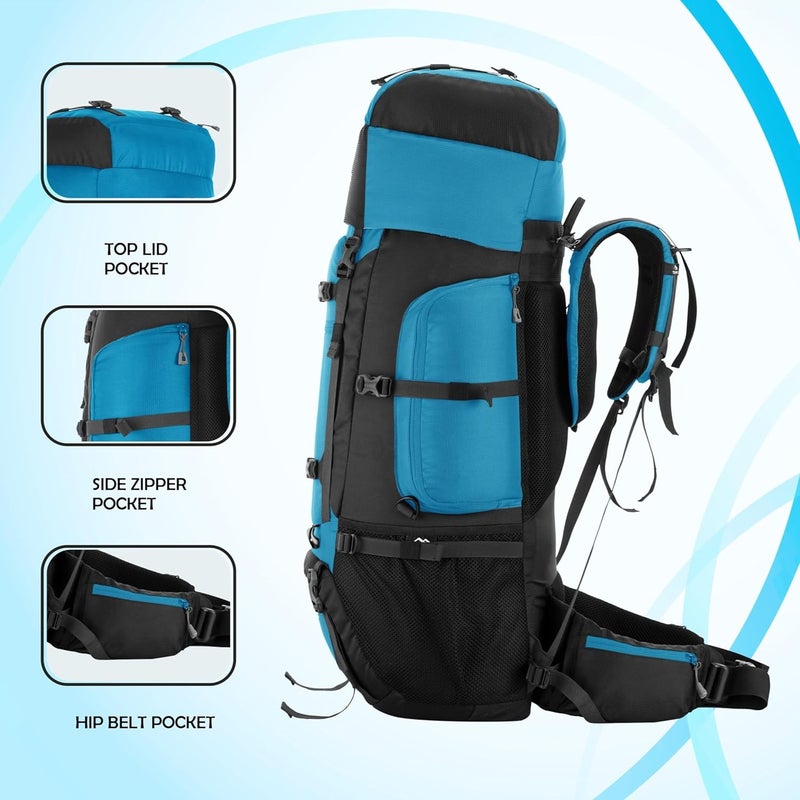 TRAWOC TRAILMASTER 80L Rucksack Bag for Men & Women - Image 3
