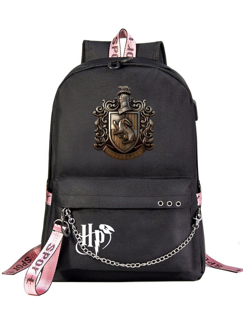 Harry Potter Cartoon Printed Youth Large Capacity Men's and Women's Shoulders