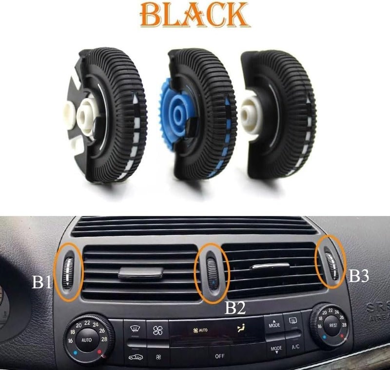 Goodithy 3PCS Dash Air Vent Roller Wheels for Mercedes Benz E Class - Image 3