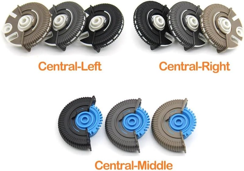 Goodithy 3PCS Dash Air Vent Roller Wheels for Mercedes Benz E Class - Image 4
