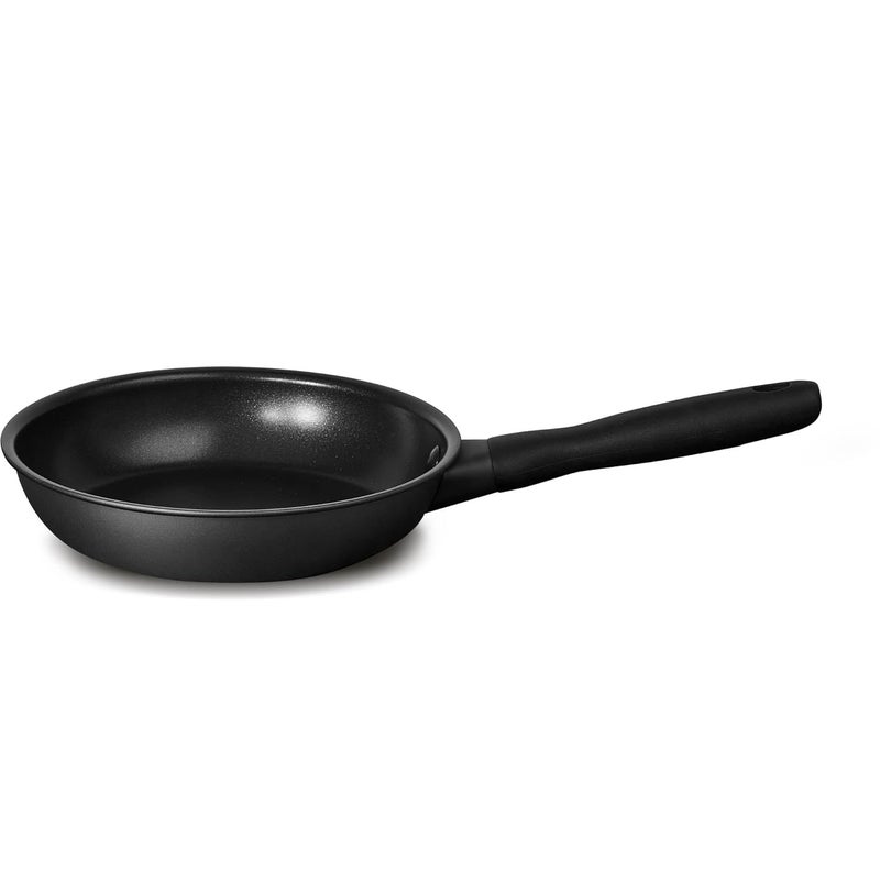 MEYER Meyer Midnight Hard Anodized Aluminium Non Stick Frypan | Frying Pan | Omlette pan | Fry pan with Stick Handle | Egg Pan | Gas and Induction Compatible, 20cm/ 1.16 Liters 