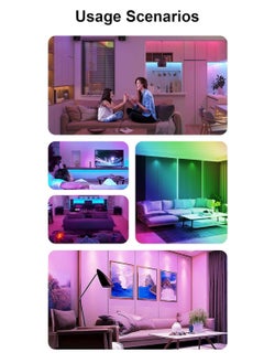 Arabest Ceiling Lamp Led Lights Modern Full Color Dimming, Remote Control, Intelligent Voice Control, Smart Timmer, Bedroom Round Ceiling Lamp Ceiling Light Led  - Image 4