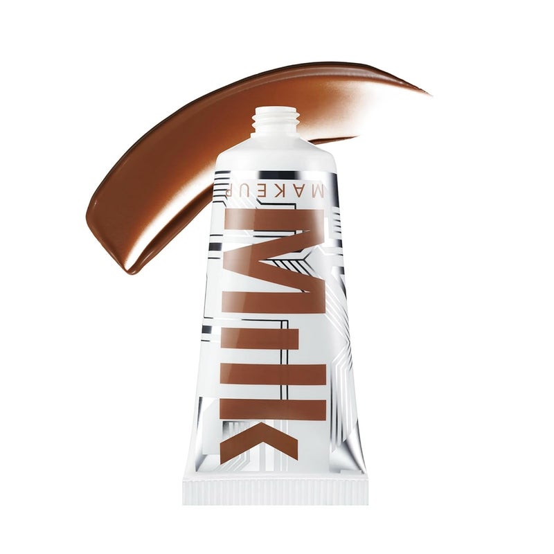 Milk Makeup Bionic Bronzer Shapeshift Medium Bronze  06 fl oz  Hydrating Liquid Bronzer  Buildable Blendable Color  Warm Sunkissed Finish  Weightless  Vegan Cruelty Free