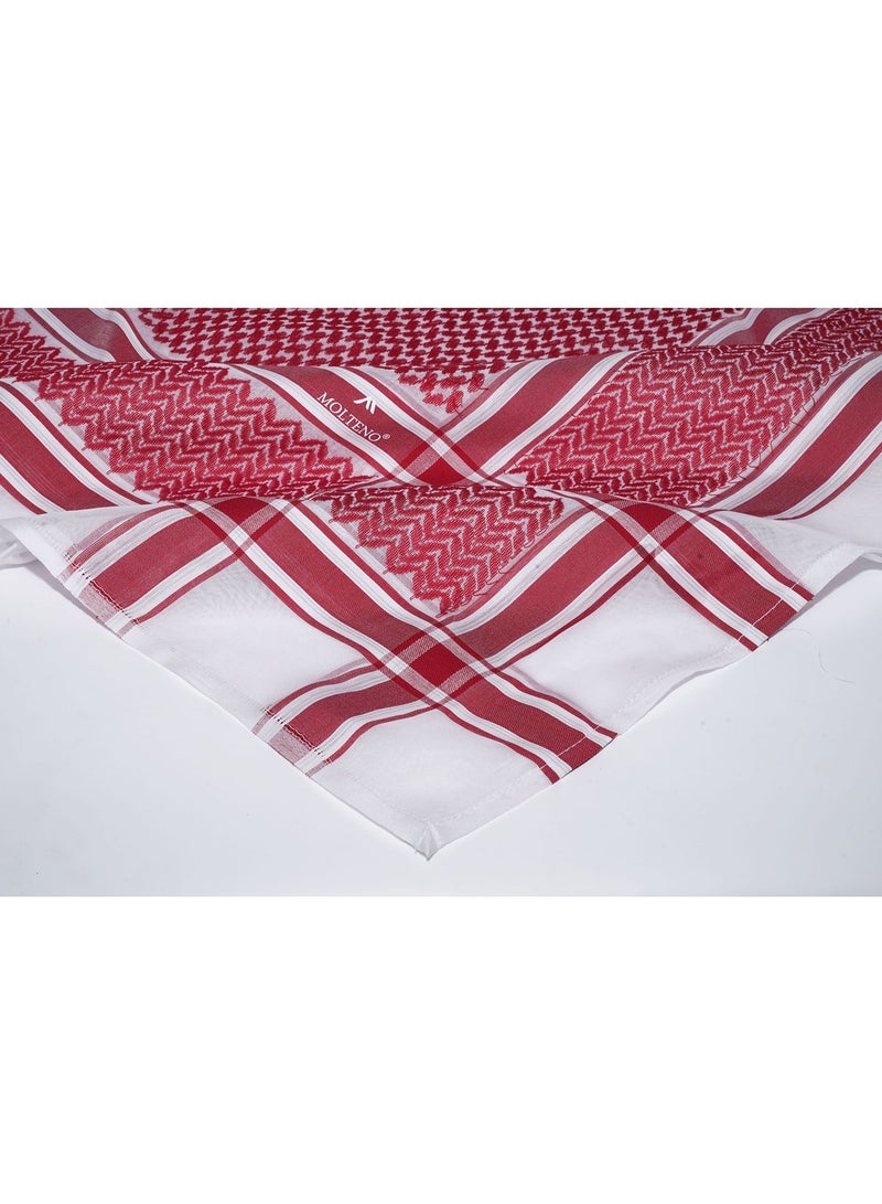 Molteno Men's red Molteno Shemagh M213R - Image 2