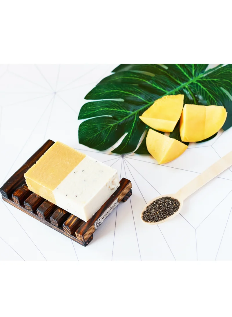 THE SKIN CONCEPT The Skin Concept Chia Seeds Scrub Soap Bar - Mango Passion - Handmade, Vegan