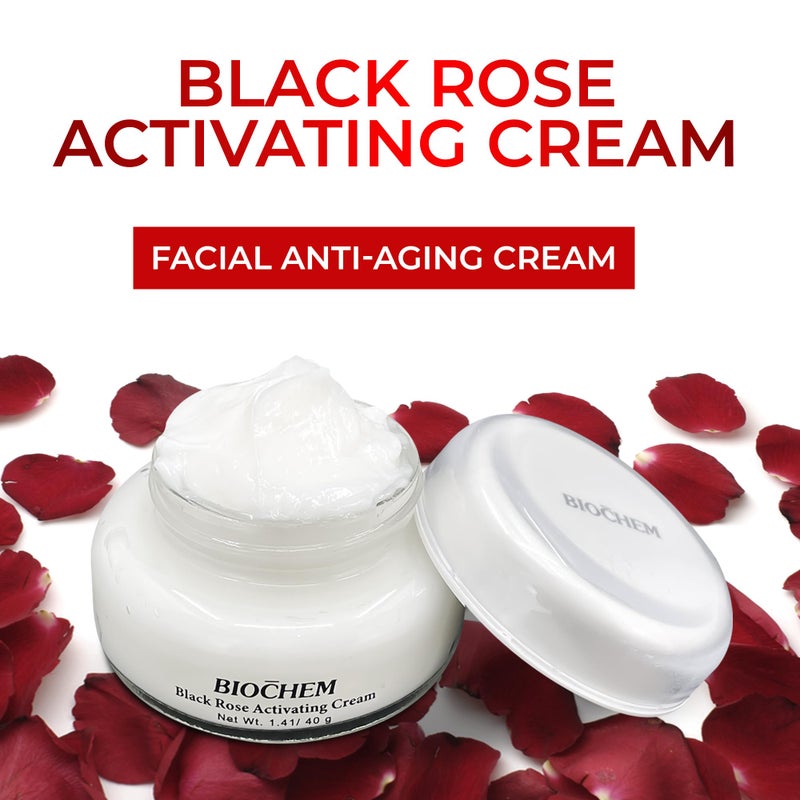 BIOCHEM Black Rose Activating Cream - Face Moisturizer 1.41 oz. / 40 - Image 3