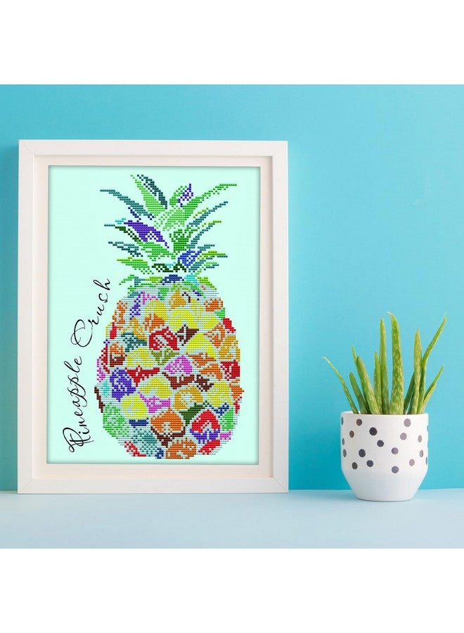 Diamond Dotz ® Pineapple Crush Partial Drill Round Dotz Diamond Painting Kits Diamond Art Kits For Adults Gem Art Diamond Art Kits 15.4X11 - Image 4