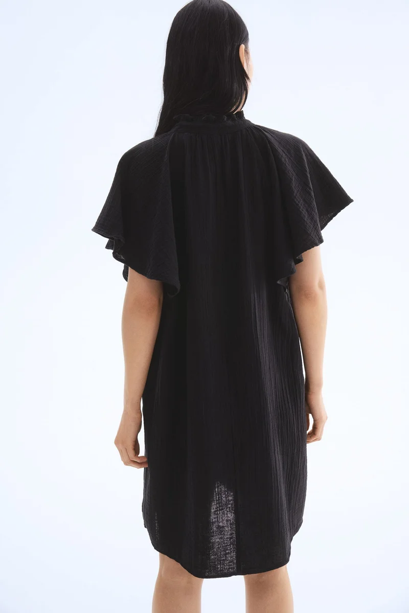 اتش اند ام فستان موسلين بتصميم -