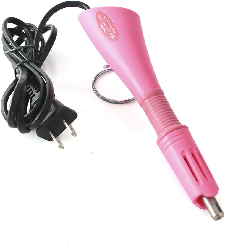 Co-link Hotfix Rhinestone applicator 7 in 1 Professional Iron-on Hot Fix Wand Crystal Gem Rhinestone Heat-fix Tool (Pink) - Image 4