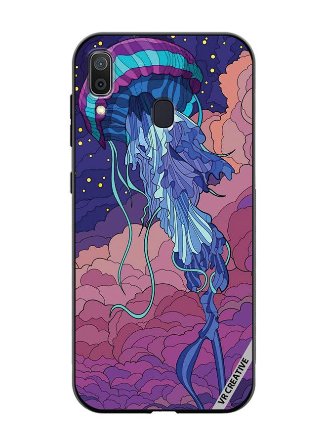 VR CREATIVE Protective Case Cover For Samsung Galaxy A30 Starfish Design Multicolour - Image 1