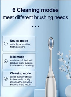 Electric Toothbrushes for Adults with 4 Brush Heads, Sonic Rechargeable Teeth Whitening, Power Toothbrush - pzsku/Z2CF8F908540DC8455DBEZ/45/_/1723693155/22785653-46d2-4e95-931d-7e51b1210442