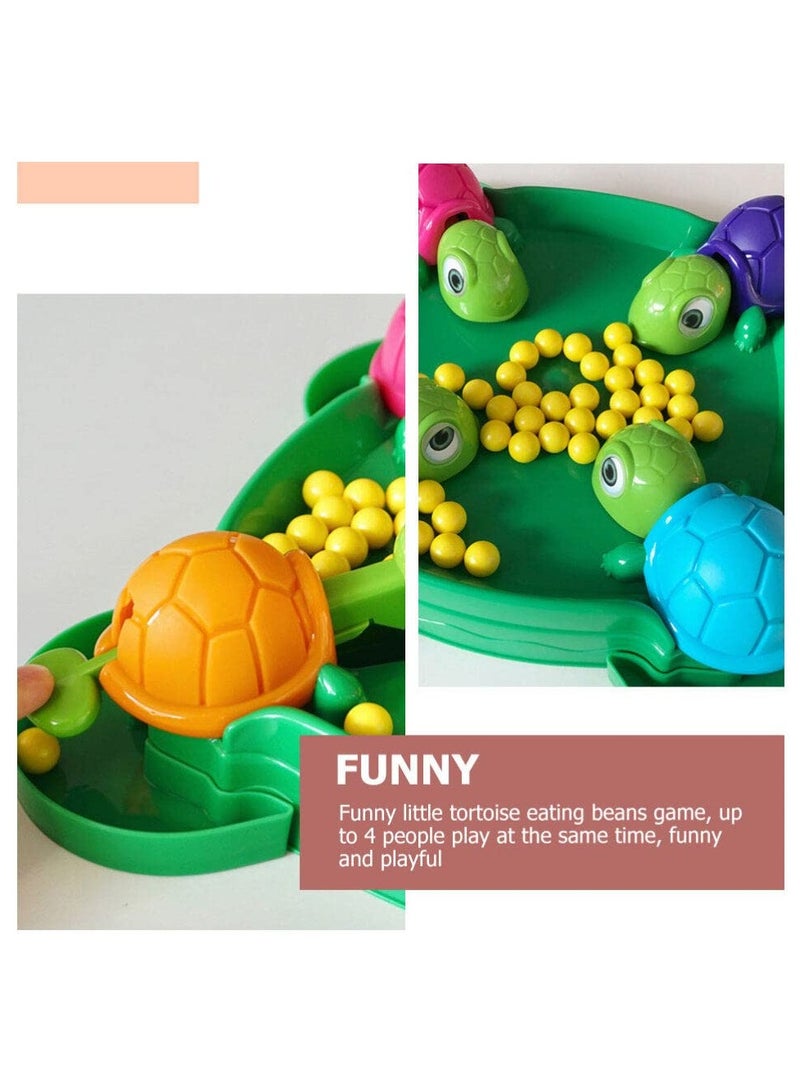 SYOSI Hungry Turtle Bean-Eating Board Game, Interactive 4-Player Family Table Game, Early Educational Montessori Toy, Fun Tortoise Design, Durable ABS Construction, Ideal for Family Gatherings and Parties - Image 5