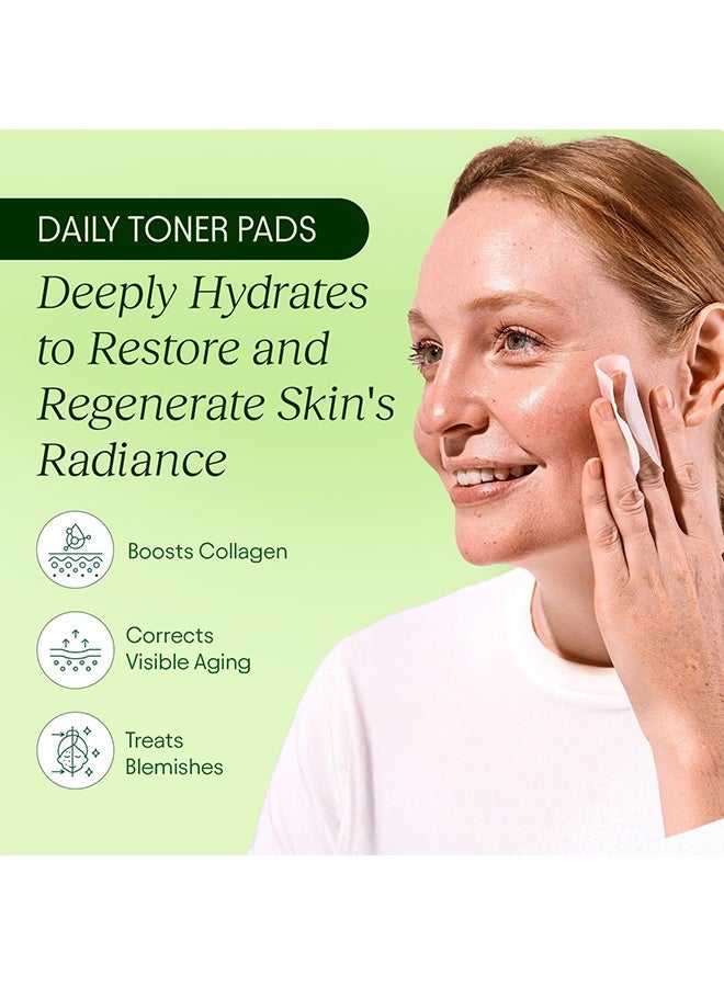 Jiyu Toning Polish Pads - Korean Skincare for Dark Spots, Wrinkles & Dull Skin - Hydrating Facial Treatment with Snail Mucin, Niacinamide, Peptides & Centella - 100 Count - Image 4