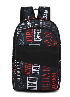 Jordans 【School season】 Printed Large Capacity Zipper Backpack School Bag Student Backpack Classic Backpack Laptop Backpack Colorful Backpack  - Image 1