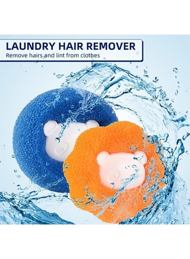 Hair Catcher Balls, Reusable Absorbent Hair Catchers for Washing Machines and Clothes, Washer and Dryer Hair Catchers for Clothes, Dogs, Cats, and Pets - Multicolor - Image 5
