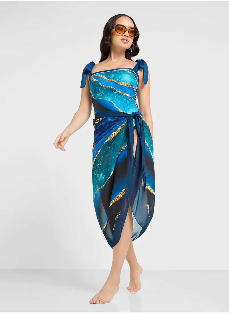 ELLA One Piece Swimsuit With Coverup