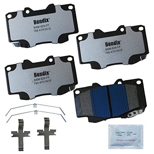 Bendix Fleet Metlok MKD799FM Semi-Metallic Front Brake Pads for Toyota Tacoma 2004-1999 - Image 1