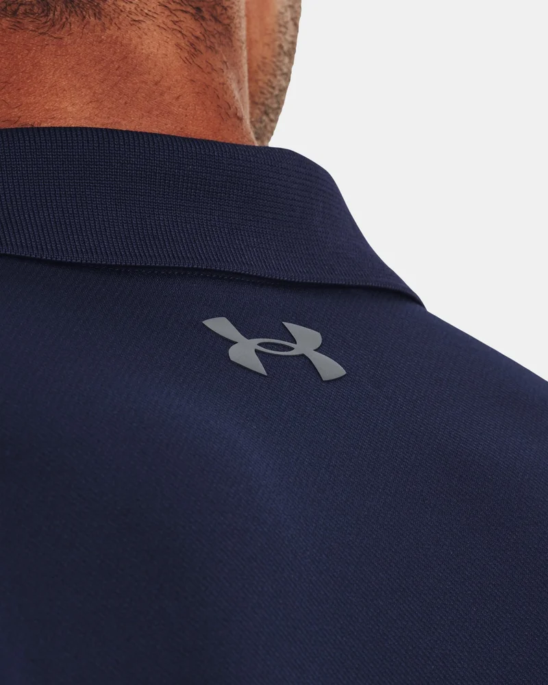Under Armour Blue Men's UA Performance 3.0 Polo Shirt for Men | Best Price UAE