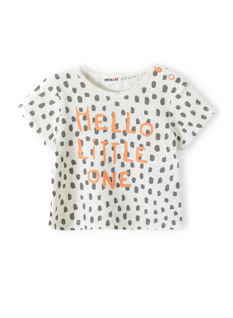 MINOTI 2-Pack Baby T-Shirts with Slogans - Image 2