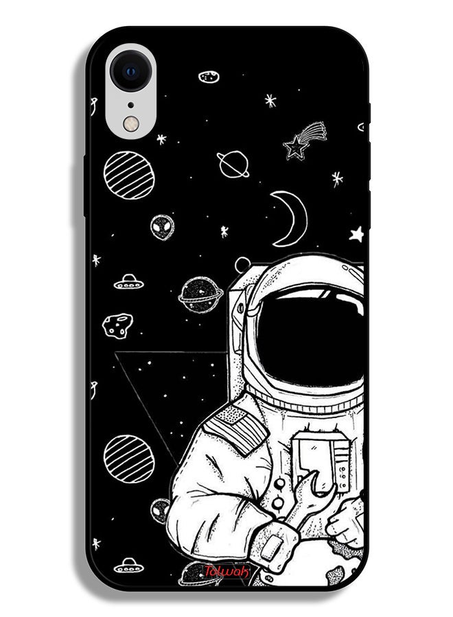 Tolwak Apple iPhone XR Protective Case Astronaut Art - Image 2