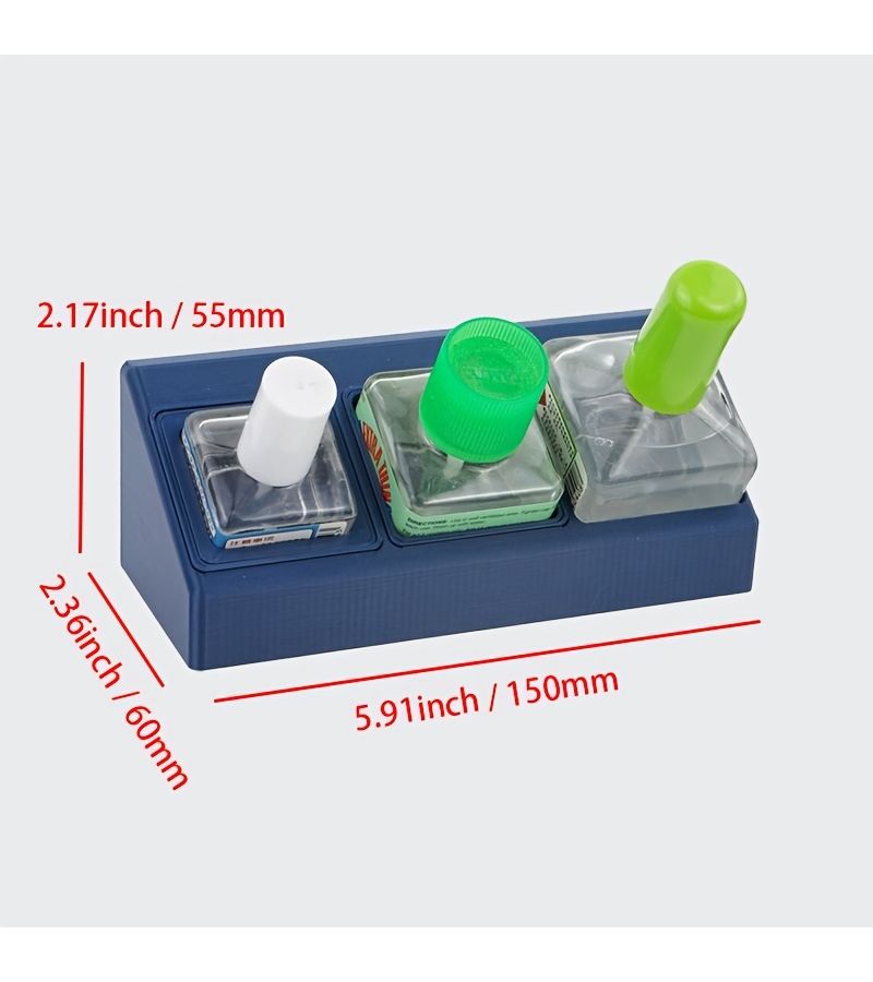 Style D Anti Leak Tilted Spout Glue Storage Base With Adjustable Width for Most Glue Sizes - Image 2