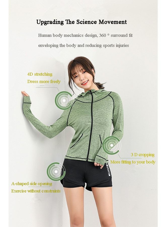 NIBEMINENT طقم ملابس رياضية للنساء مكون من 5 قطع، ملابس يوغا، سراويل ضيقة عالية الخصر، سريعة الجفاف، أكمام قصيرة، طقم ملابس يوغا، جري، بدلة رياضية للصالة الرياضية - Image 2