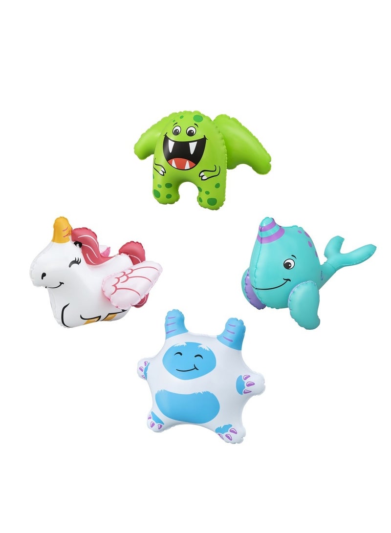 Bestway Bestway - Puffy Pals Inflatable Bath Toys 4 Figures - 34030 - Image 1