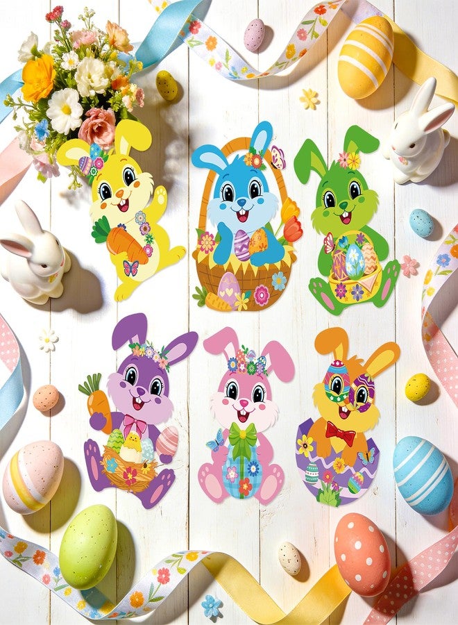 Sealmic Easter Bunny Craft Kit for Kids DIY Make Your Own Bunny Card Set Happy Easter Egg Bunny Sticker for Kids Decoration Holiday Celebration Classroom Home Activity Gift Party Favor Supplies - Image 4