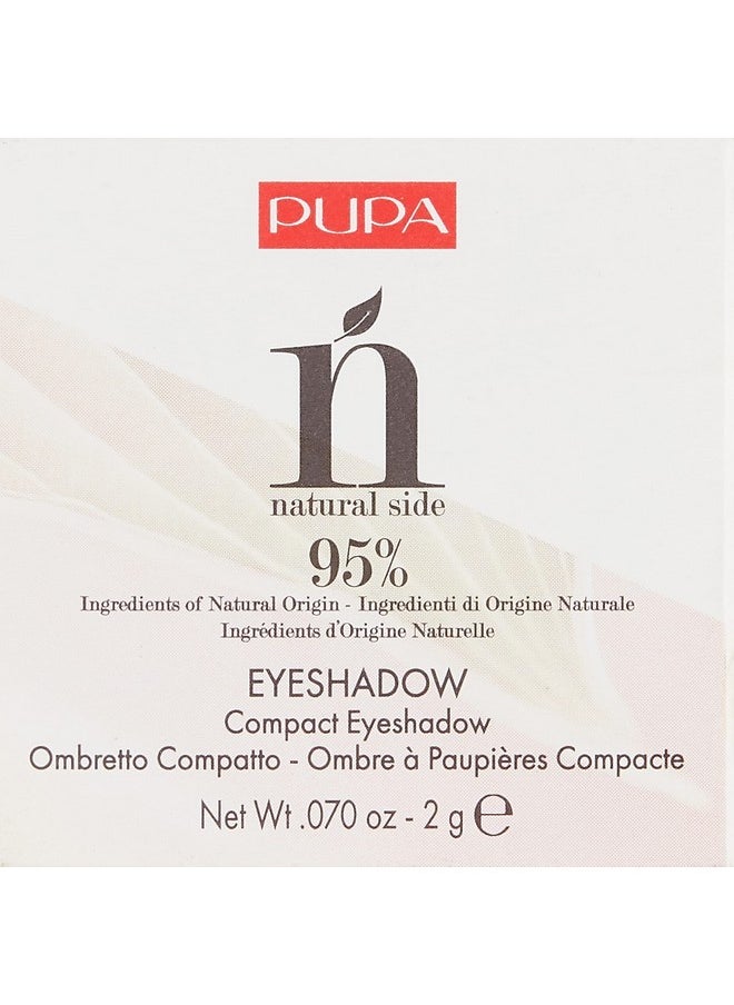 PUPA - Milano Natural Side Eyeshadow 006 Golden Rose Light Satin Easy Blending Eyeshadow Powder To Make Eyes Pop Neutral Shadow Color Paraben Silicone Free Formula 0.07 Oz - Image 1