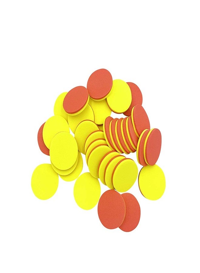 SEETOOOGAMES Foam Two-Color Counters - 1 inch counters for Kids Math Red/Yellow, Educational Counting, Sorting, Patterning, Grouping & Math Bingo Chips, Set of 200 - Image 3