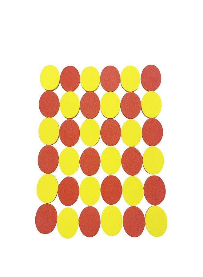 SEETOOOGAMES Foam Two-Color Counters - 1 inch counters for Kids Math Red/Yellow, Educational Counting, Sorting, Patterning, Grouping & Math Bingo Chips, Set of 200 - Image 4