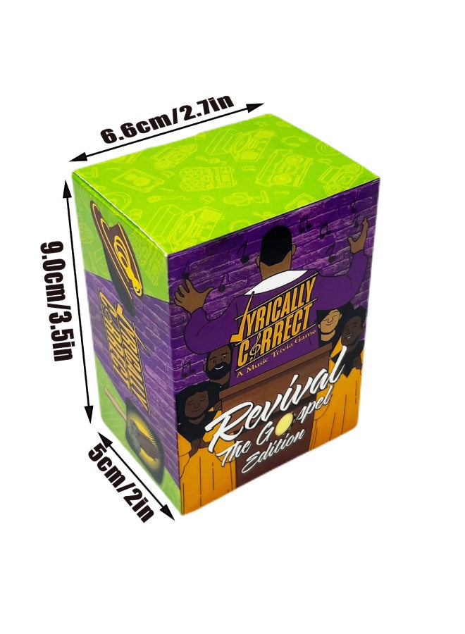 All English Realisation Foundation Friends Party Game Cards Newlyweds Dialogue Cards-Color:Lyrically Correct Lyrics Card Resurrection Gospel Edition  - Image 1