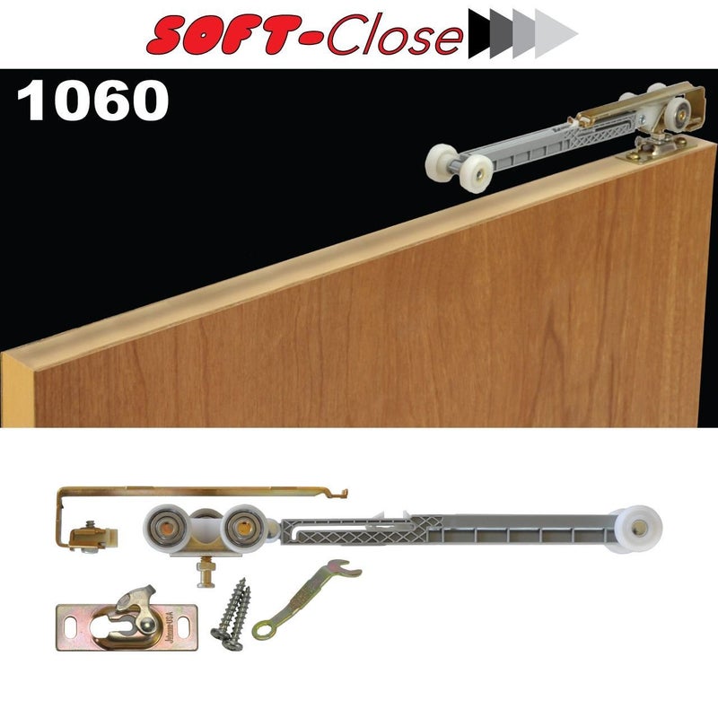 Johnson Hardware 1060 Soft Close Hanger - USA Made, , SOFT CLOSE STANDARD - Image 1