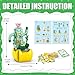 Asoulin 24PCS Flowers Succulents Building Blocks Easter Gifts for Kids Party Favors Goodie Bag Stuffers Classroom Prizes Prefilled Easter Basket Treasure Box Toy Birthday Return Gifts for Boys Girls Ages 6 - Image 4