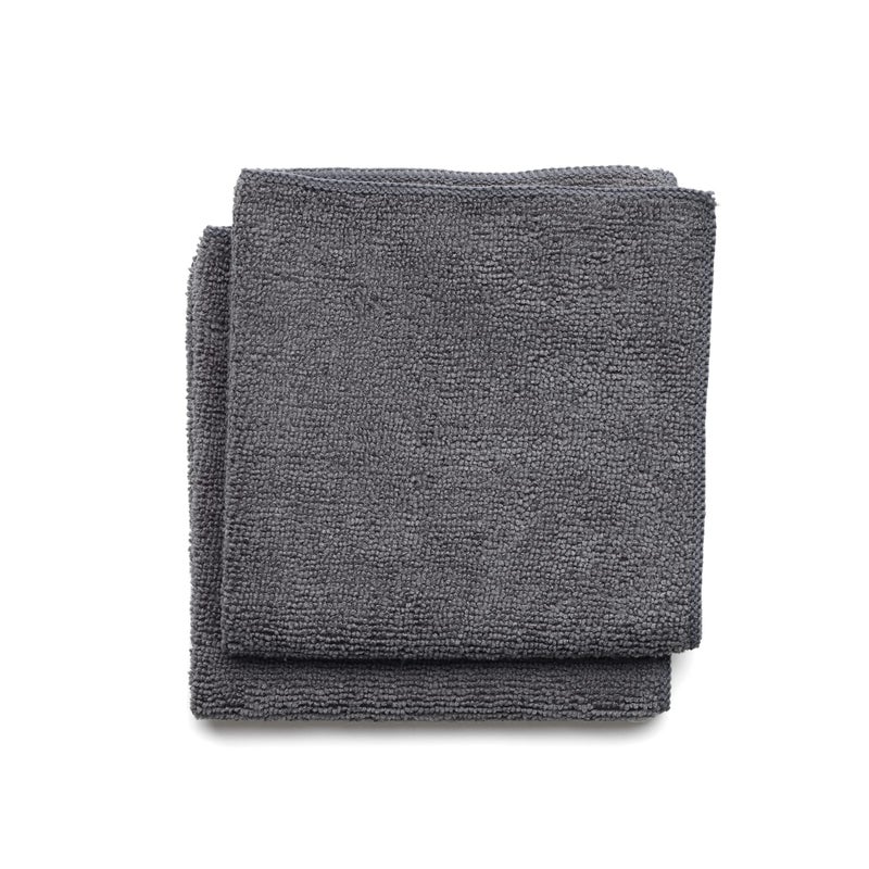 Brabantia x2 Microfiber Cleaning Dish Cloths (Dark Gray) Absorbent Hygenic Rags for Washing, Cleaning, Drying (12x12) - Image 2