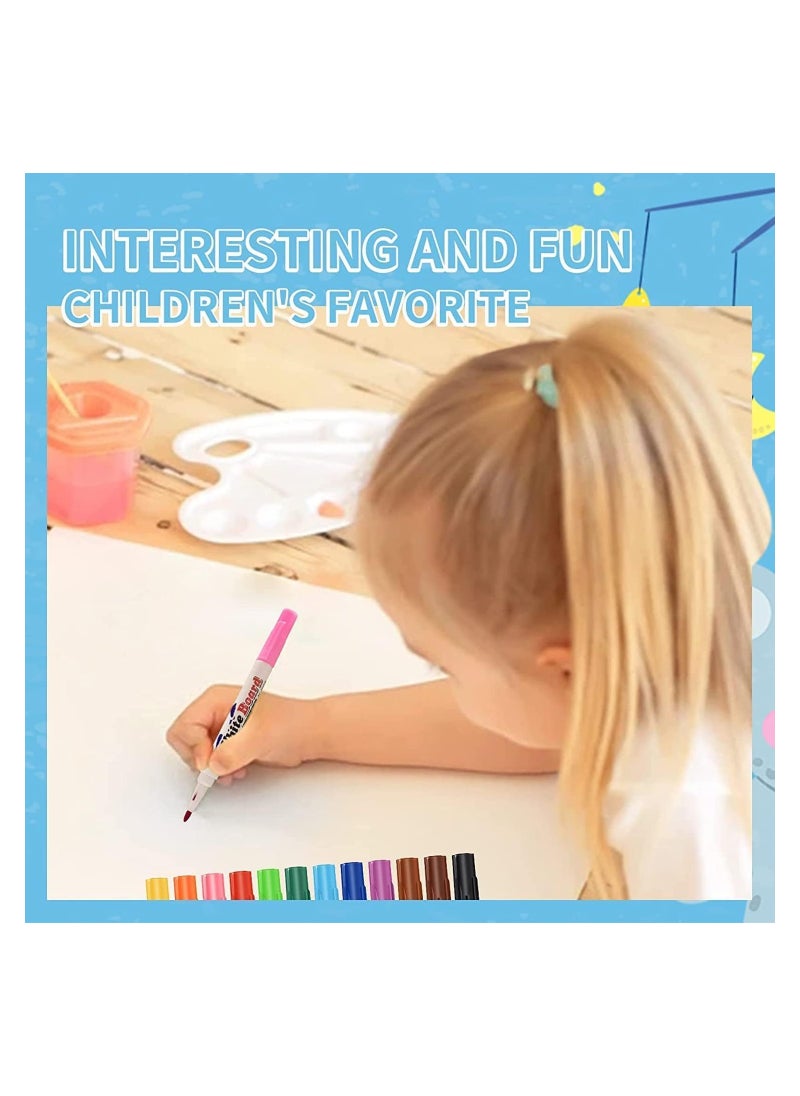 12 Colors Whiteboard Markers Set, Magic Water Drawing and Coloring Markers, Magic Drawing Markers, Whiteboard Markers, Water Based Drawing Markers Eco Friendly Coloring Pens for Teaching Drawing - pzsku/Z2CFA21862B82BDC7E53CZ/45/_/1716471830/cf1cda1a-c14c-488f-be63-5c3835ea9d07