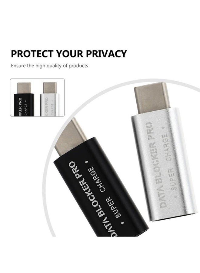 Meenova 2023 Upgraded USB C Data Blocker Pro, USB-C Female to USB C Male Adapter, 5A50V 20V3A60W with Smart chip, Security Converter to Protect Data, Juice-Jack Defender Protect Against Juice Jacking, Grey - Image 5