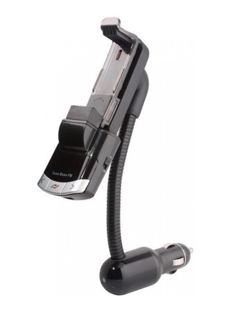 X-level - Bluetooth Phone Mount Hands-Free MP3 Player LED Screen Car Phone Holder with FM Transmitter and USB Port - Image 1