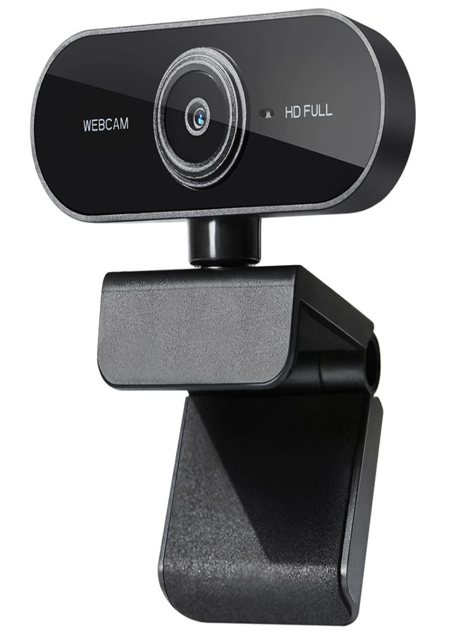Webcam with Microphones 1080P Full HD For PC Computer Desktop Laptop Mac USB2.0 Web  Camera for Video Calling Recording Conferencing - Image 1
