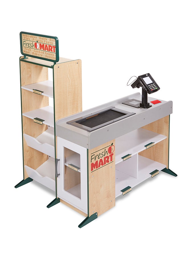 Melissa & Doug Wooden Fresh Mart Grocery Store, Roleplay Set - Image 2
