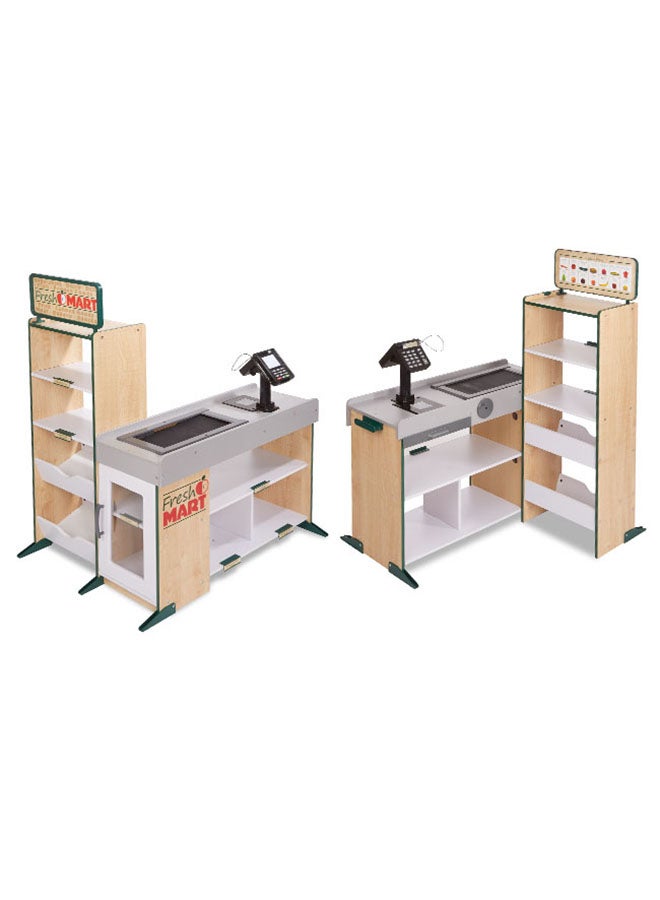 Melissa & Doug Wooden Fresh Mart Grocery Store, Roleplay Set - Image 3
