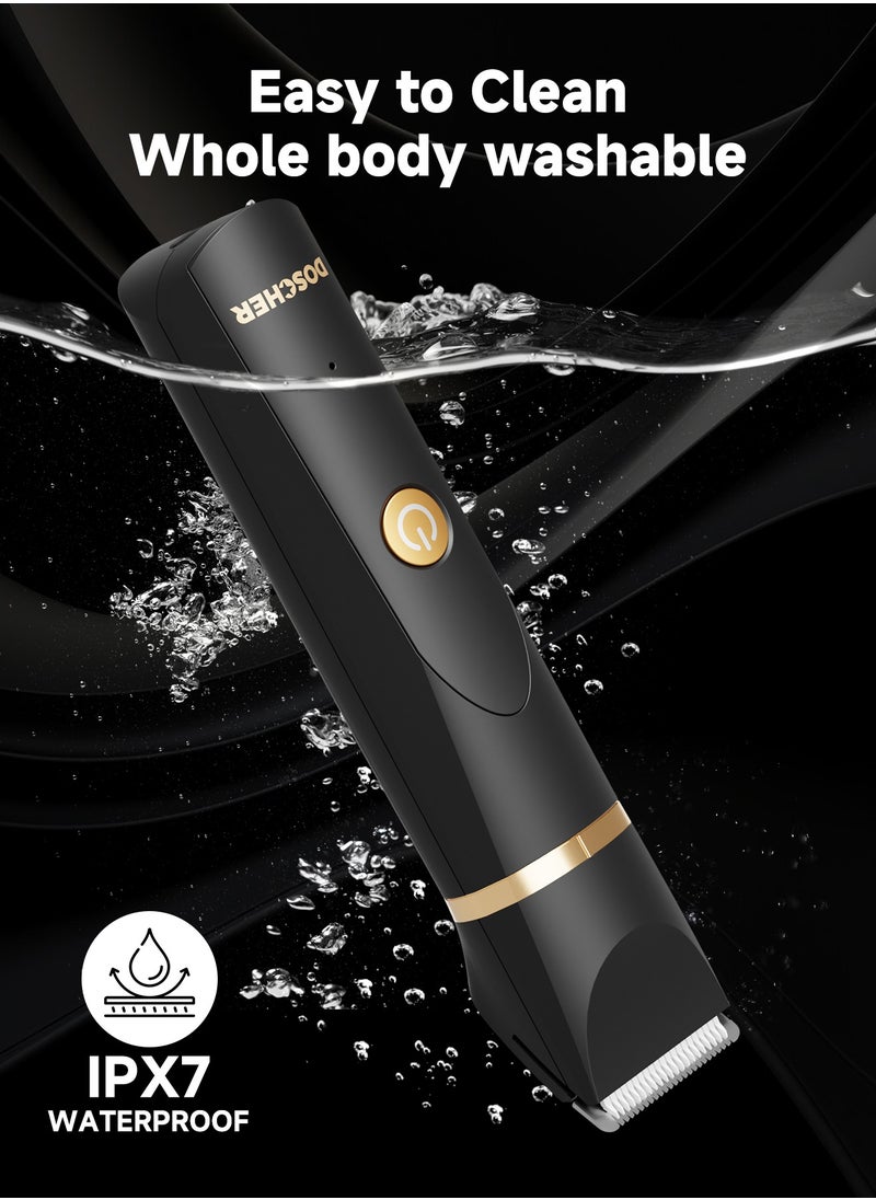 Body Hair Trimmer for Men,Men Groomer for Groin and Body - Wet/Dry  Ball Shaver Grooming, Replaceable Ceramic Blade Heads, Recharge Dock, Waterproof Razor - pzsku/Z2CFA7509B7FF35F930A2Z/45/1741339223/6f7f4c61-d25b-4d47-8dfd-606768cecc20