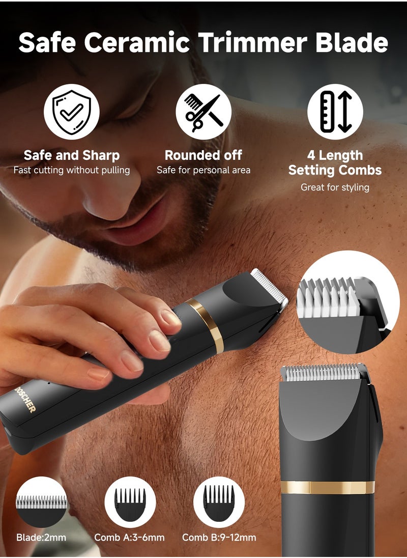 Body Hair Trimmer for Men,Men Groomer for Groin and Body - Wet/Dry  Ball Shaver Grooming, Replaceable Ceramic Blade Heads, Recharge Dock, Waterproof Razor - pzsku/Z2CFA7509B7FF35F930A2Z/45/1741339226/11d86b28-e30d-4da3-8a96-f23eb4765b3b