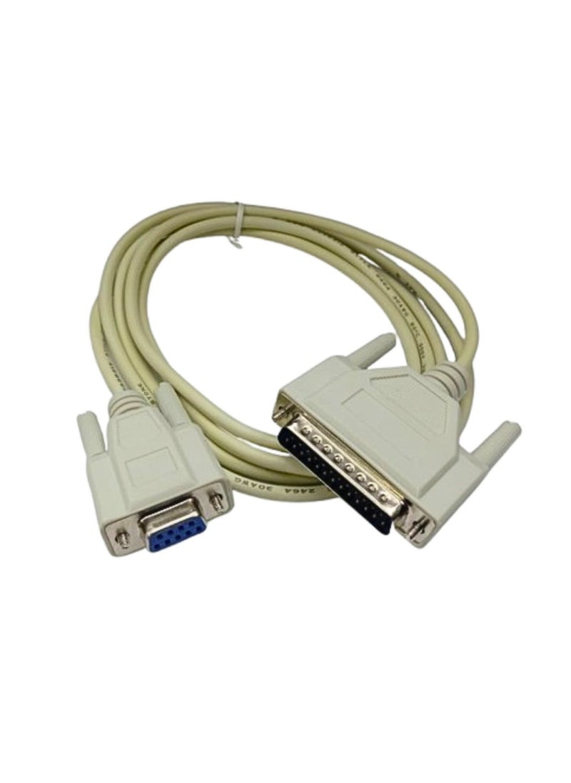 Generic VGA Cable AWM New Style 2464 VGA Cable 25-Pin Male To 9-Pin Female  - Image 1