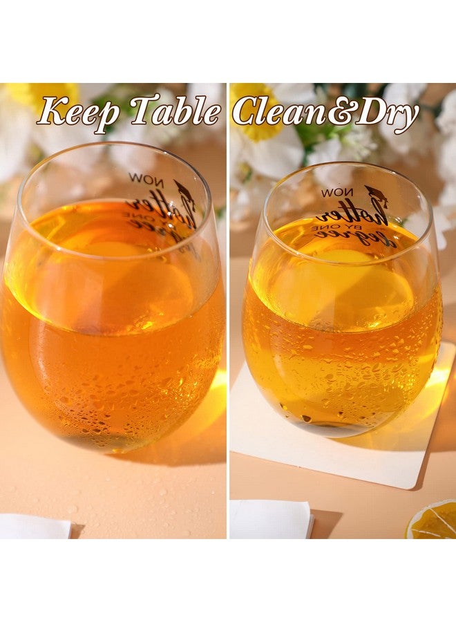 تاوباري TaoBary قواعد أكواب ورقية للاستخدام مرة واحدة بكميات كبيرة، قواعد أكواب من الورق المقوى مقاس 4 بوصات بيضاء للمشروبات والحرف اليدوية والفنون والحفلات الزفاف (أبيض، 600 قطعة) - Image 4