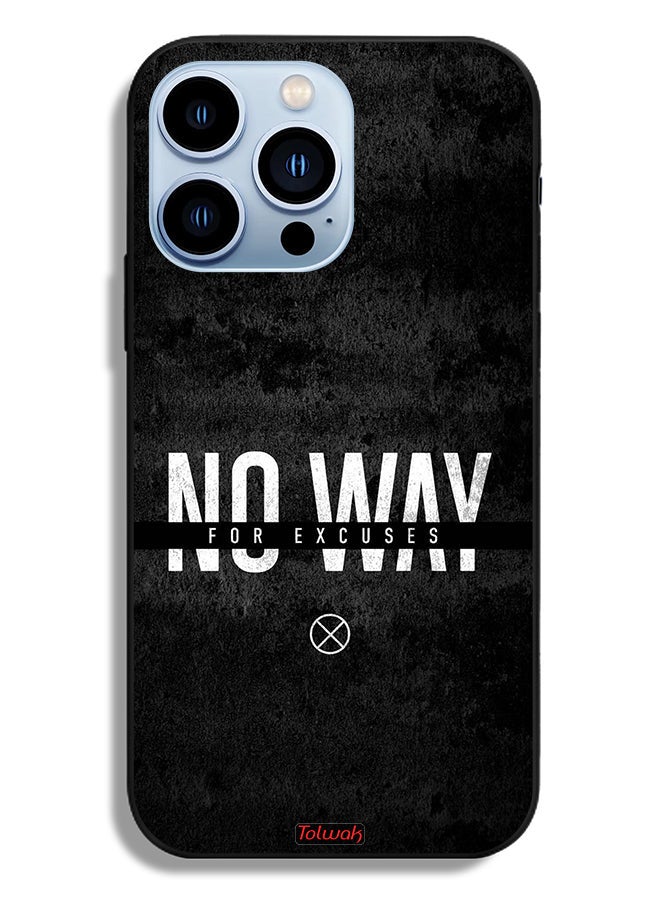 Tolwak Apple iPhone 13 Pro Protective Case No Way For Excuses - Image 2