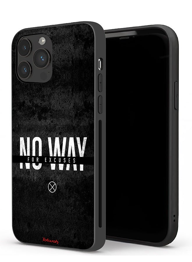 Tolwak Apple iPhone 13 Pro Protective Case No Way For Excuses - Image 1