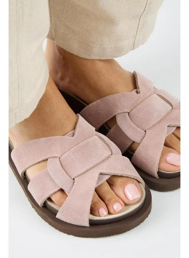 Manijero  Bartolo Women's Real Leather Caged Powder Sandal. for Women | Best Price UAE