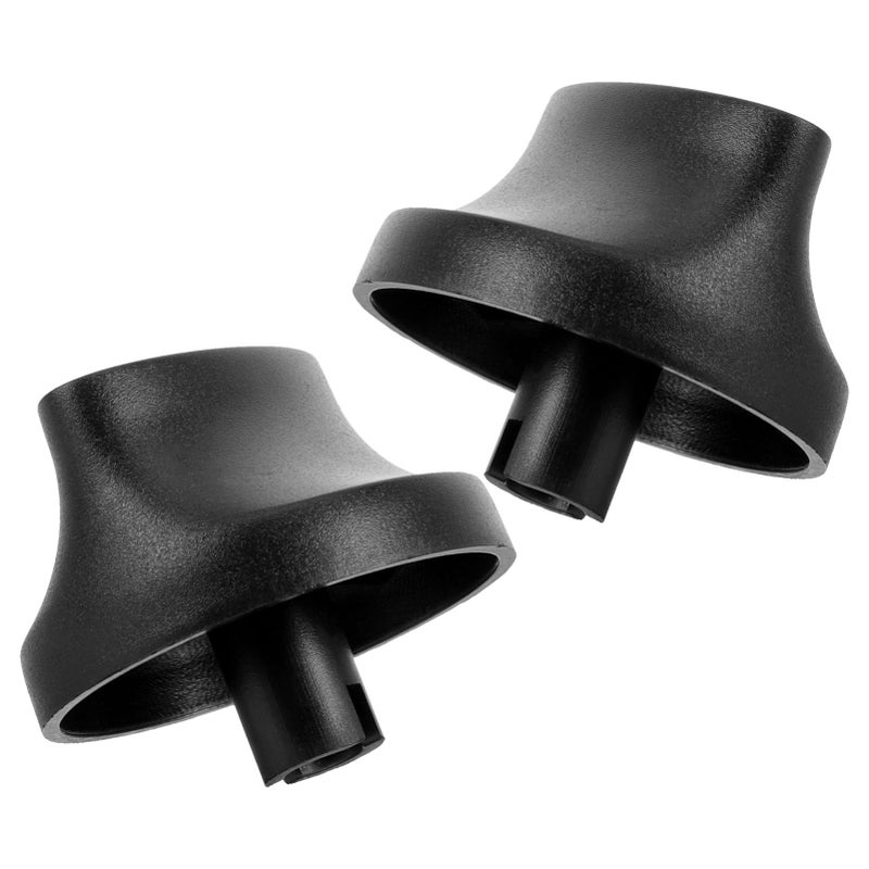 2Pcs Black Timer Knob Cap Replacement For Stove And Commercial Use - Image 2