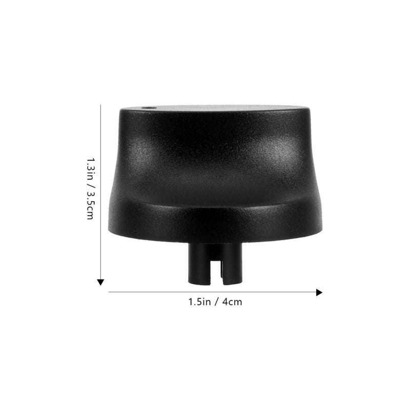 2Pcs Black Timer Knob Cap Replacement For Stove And Commercial Use - Image 3